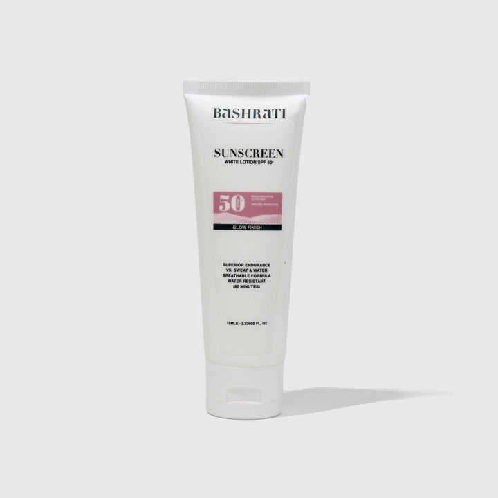 White Sunscreen SPF 50+